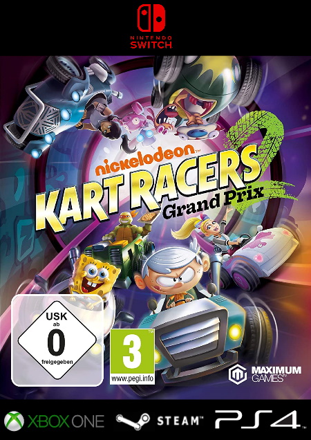 Nickelodeon Kart Racers 2: Grand Prix - Der Packshot