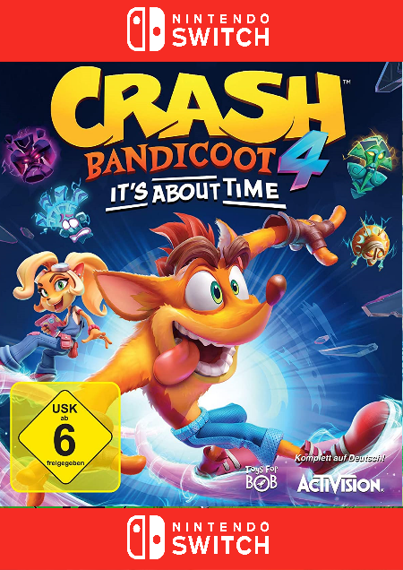 Crash Bandicoot 4 (Switch) - Der Packshot