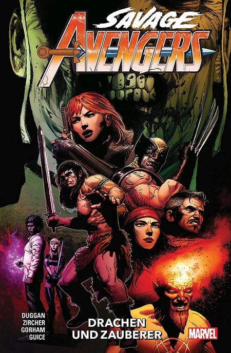 Savage Avengers 3: Drachen und Zauberer - Das Cover