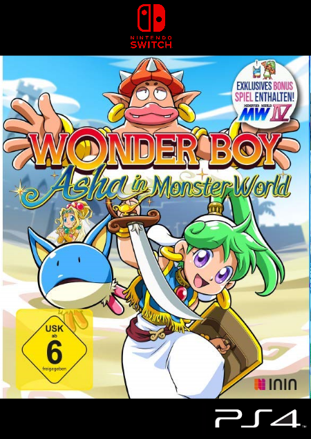Wonder Boy: Asha in Monster World - Der Packshot