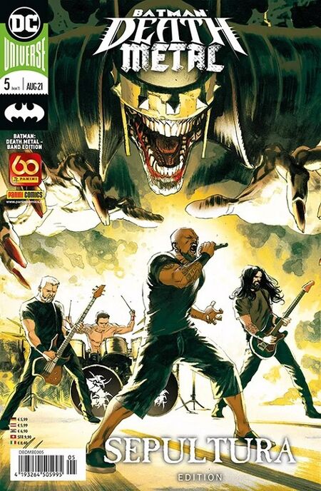 Batman Death Metal – Band Edition 5 - Das Cover
