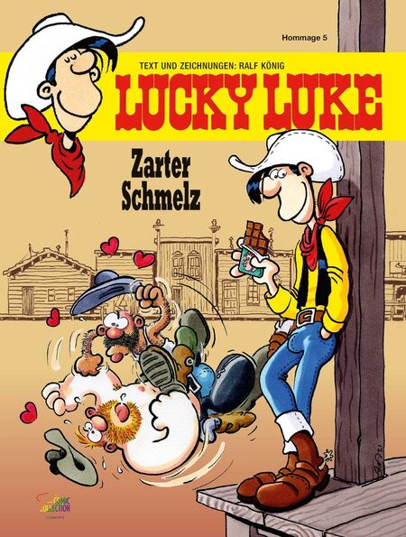 Lucky Luke Hommage 5 – Zarter Schmelz - Das Cover