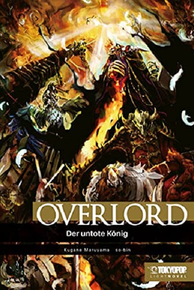  Overlord Light Novel 1: Der Untote König  - Das Cover