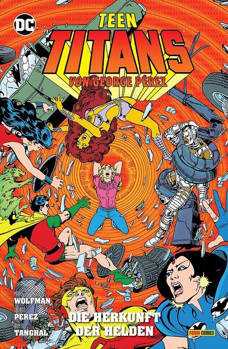 Teen Titans von George Perez: Die Herkunft der Helden - Das Cover
