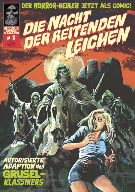 Weissblech Comics Magazin 1: Die Nacht der reitenden Leichen - Das Cover
