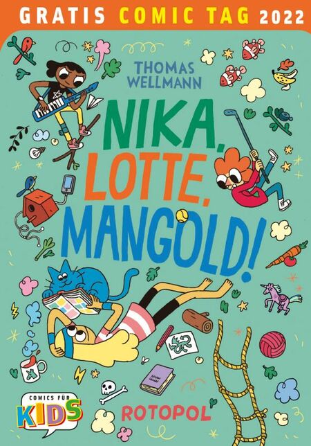 Nika, Lotte, Mangold! - Gratis Comic Tag 2022 - Das Cover