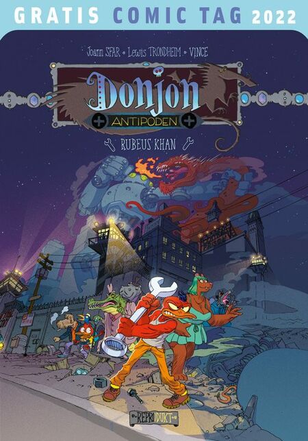Donjon: Antipoden - Gratis Comic Tag 2022 - Das Cover