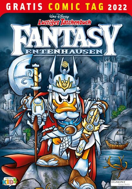 Lustiges Taschenbuch Fantasy Entenhausen – Gratis Comic Tag 2022 - Das Cover