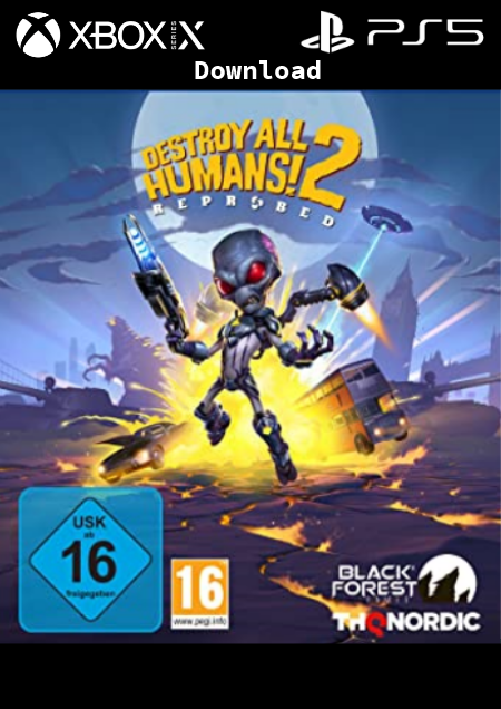 Destroy All Humans 2! - Reprobed - Der Packshot