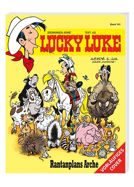 Lucky Luke 101: Rantanplans Arche (gebundene Ausgabe) - Das Cover