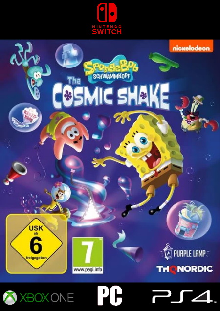 SpongeBob Schwammkopf: The Cosmic Shake - Der Packshot