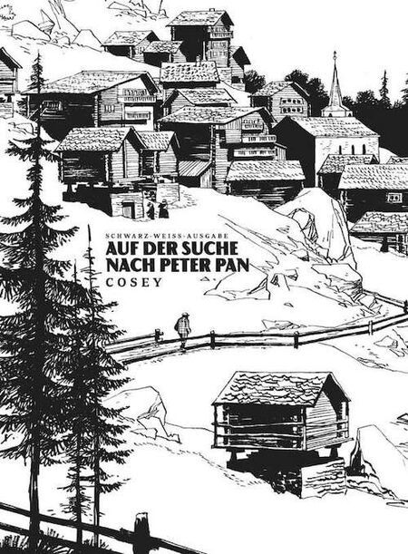 Auf der Suche nach Peter Pan — Neue Edition — Schwarz-Weiß-Ausgabe - Das Cover