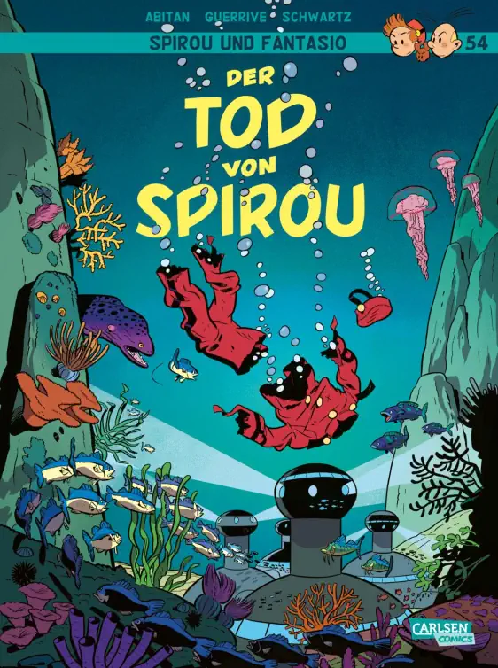Spirou und Fantasio 54: Der Tod von Spirou - Das Cover