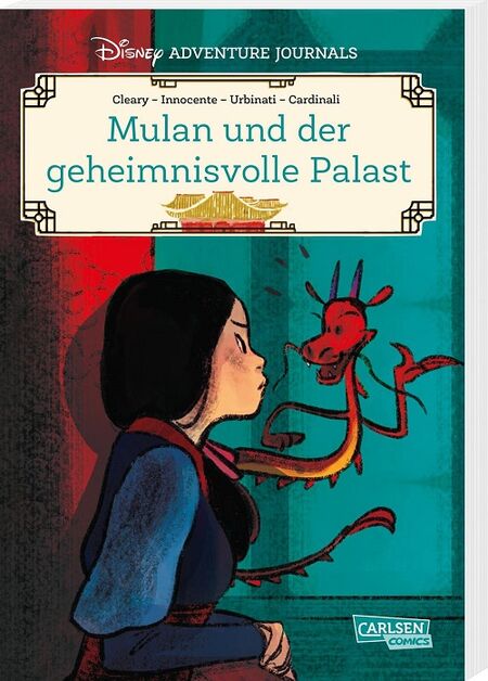 Disney Adventure Journals: Mulan und der geheimnisvolle Palast - Das Cover