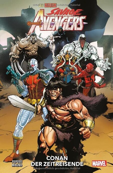 Die neuen Savage Avengers 1: Conan, der Zeitreisende - Das Cover