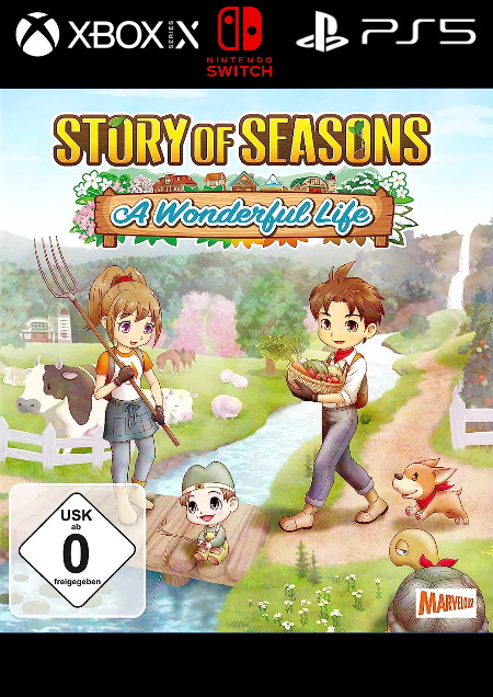 Story of Seasons: A Wonderful Life - Der Packshot