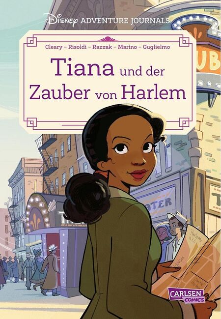 Disney Adventure Journals: Tiana und der Zauber von Harlem - Das Cover