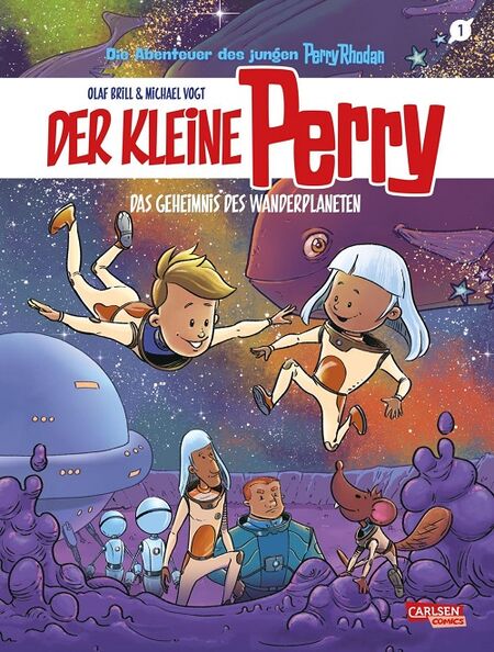 Der kleine Perry 1: Das Geheimnis des Wanderplaneten - Das Cover