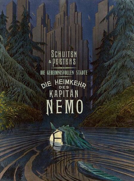 Die geheimnisvollen Städte — Die Heimkehr des Kapitän Nemo - Das Cover