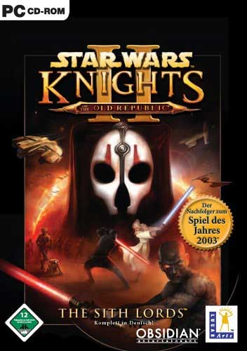 Star Wars Knights of the Old Republic 2: The Sith Lords - Der Packshot