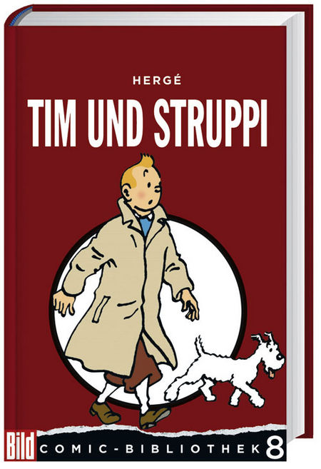 BILD Comic-Bibliothek 8: Tim und Struppi - Das Cover