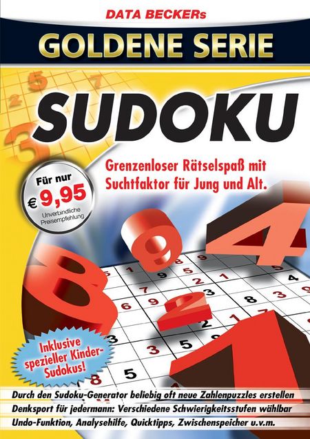 Sudoku-Rätsel per Mausklick - Der Packshot