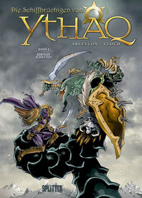 Die Schiffbrüchigen von Ythaq 4: Khengis' Schatten - Das Cover