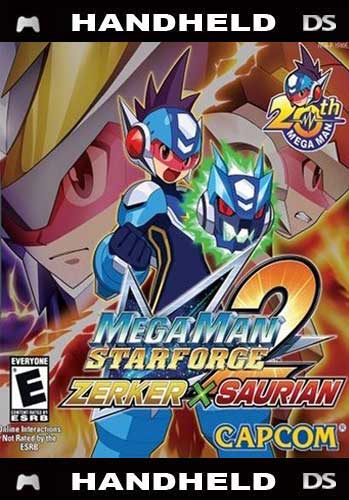 Mega Man - Star Force 2 Zerker x Saurian - Der Packshot