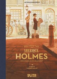 Der erste Fall von Sherlock Holmes: Eine Studie in Scharlachrot - Klickt hier für die große Abbildung zur Rezension